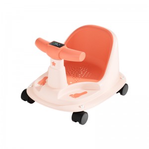 Baby shower seat, shower basin, lying support, baby shower stool with wheels, children's small stool, child backrest chair