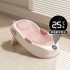 Baby bath net, newborn sitting and lying support device, baby bathtub universal bath bed support, anti slip pad, temperature sensing bath rack