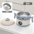 Pure titanium children's water filled insulated bowl, home baby temperature sensing screen display bowl, baby learning eating bowl, baby complementary food bowl Pure titanium children's water filled insulated bowl, home baby temperature sensing screen display bowl, baby learning eating bowl, baby complementary food bowl