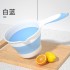 Household long handled folding water scoop, portable plastic thick water scoop for kitchen, can be hung, drifting water scoop, watering water spoon Household long handled folding water scoop, portable plastic thick water scoop for kitchen, can be hung, drifting water scoop, watering water spoon