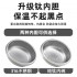 Pure titanium children's water filled insulated bowl, home baby temperature sensing screen display bowl, baby learning eating bowl, baby complementary food bowl Pure titanium children's water filled insulated bowl, home baby temperature sensing screen display bowl, baby learning eating bowl, baby complementary food bowl