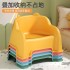 Small short stool for home use, with backrest, foldable stool, living room, ultra short plastic stool