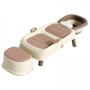 Pregnant women's hair washing tool, children's hair washing lounge chair, baby's portable hair washing bed, adult household foldable hair washing stool