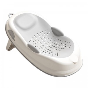 Baby bath net, newborn sitting and lying support device, baby bathtub universal bath bed support, anti slip pad, temperature sensing bath rack