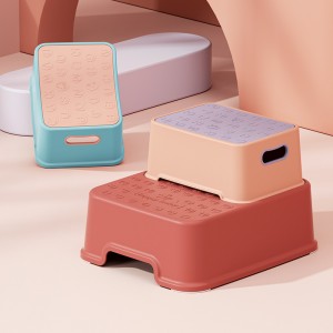 Detachable combination children's footrest stool, baby footstool, small stool for washing hands, steps for washing face, anti slip footrest stool