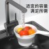 Household long handled folding water scoop, portable plastic thick water scoop for kitchen, can be hung, drifting water scoop, watering water spoon Household long handled folding water scoop, portable plastic thick water scoop for kitchen, can be hung, drifting water scoop, watering water spoon