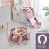 Three in one children's toilet for boys and girls, auxiliary toilet holder, baby step toilet seat Three in one children's toilet for boys and girls, auxiliary toilet holder, baby step toilet seat