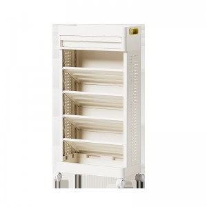 Small bookshelf next to the desk, storage rack, conveyor belt, mobile student dormitory, children's books, picture books, storage cart