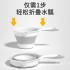 Household long handled folding water scoop, portable plastic thick water scoop for kitchen, can be hung, drifting water scoop, watering water spoon Household long handled folding water scoop, portable plastic thick water scoop for kitchen, can be hung, drifting water scoop, watering water spoon