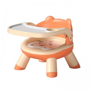 Children's dining chair, baby multifunctional sofa chair, baby calling chair, backrest chair, household plastic cartoon stool wholesale