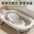 Baby bath net, newborn sitting and lying support device, baby bathtub universal bath bed support, anti slip pad, temperature sensing bath rack